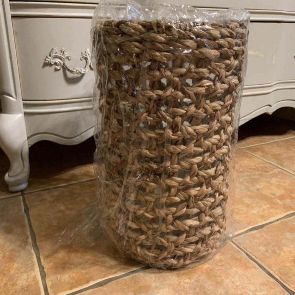 New Large Anthropologie Hurricane Candle Holder